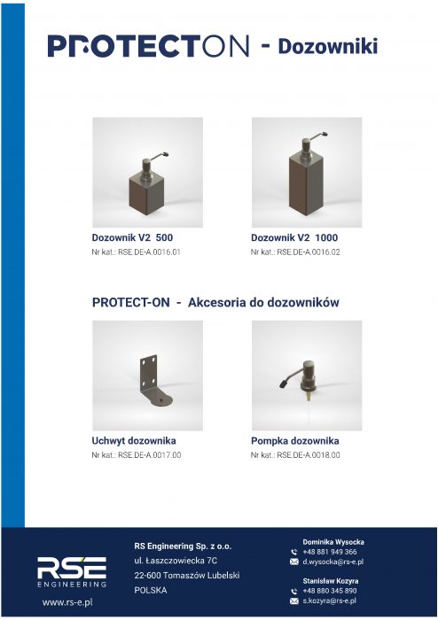 image Dozownik do dezynfekcji RS-ENGINEERING Dozownik do dezynfekcji