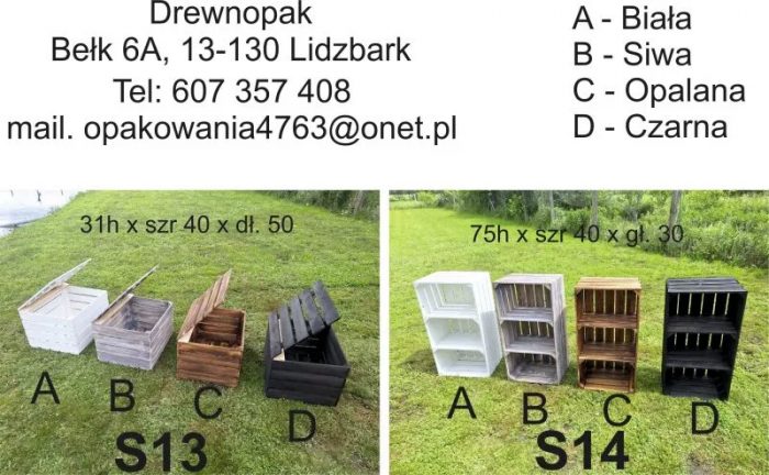 foto DREWNOPAK Skrzynie drewniane