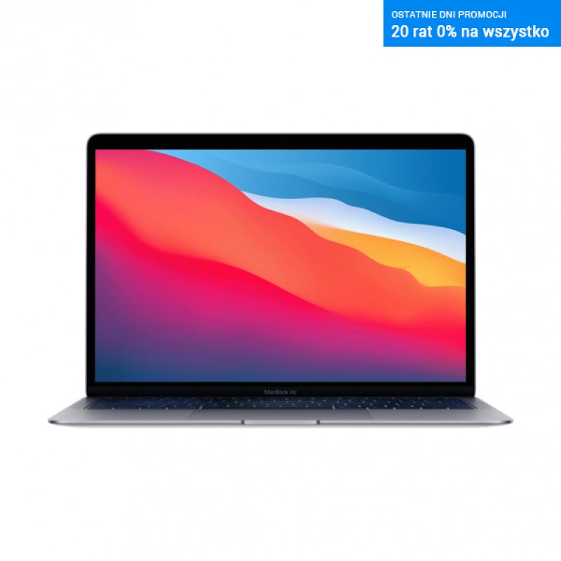 LAPTOPY Apple MacBook z procesorem M1: MGN63ZE/A kolor Space Grey
