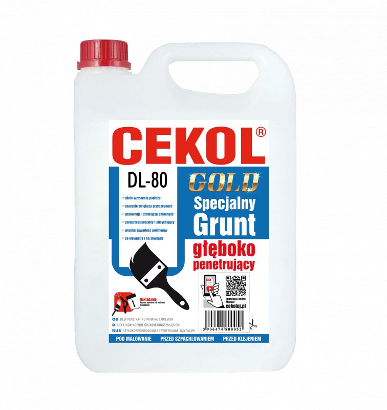 EMULSJE GRUNTUJĄCE CEKOL CEKOL DL-80