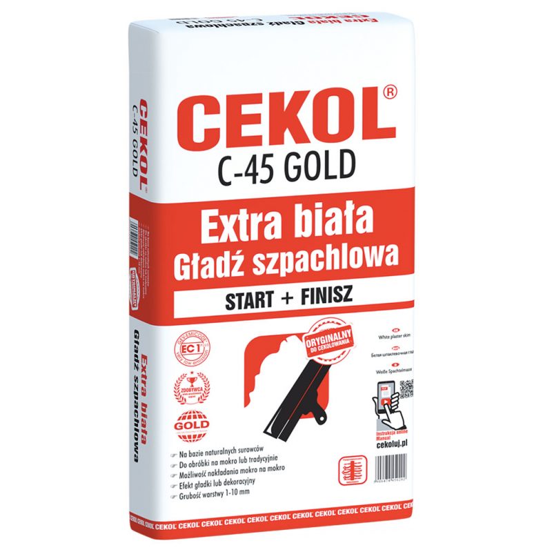GŁADZIE GIPSOWE CEKOL C-45