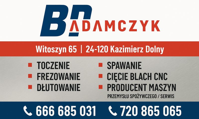 OBRÓBKA SKRAWANIEM CNC PROFILI WALCOWANYCH