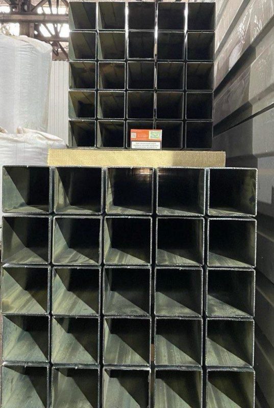 RURY STALOWE CZARNE ZE SZWEM