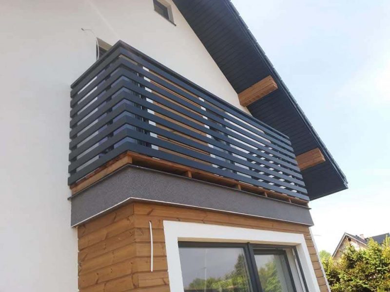 BALUSTRADY METALOWE ZEWNĘTRZNE 
