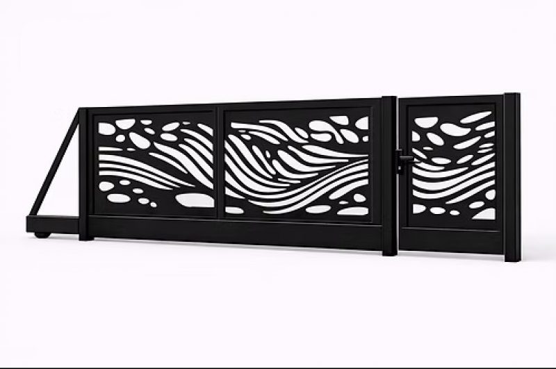 BRAMY OGRODZENIOWE Z ALUMINIUM 