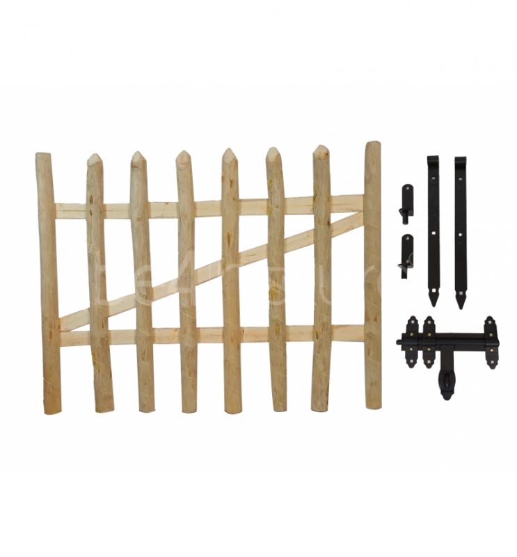FURTKI OGRODZENIOWE DREWNIANE dostępne w: 7 wysokościach: 50cm, 60 cm, 70cm,<BR> 80 cm,90 cm, 100 cm, 115 cm